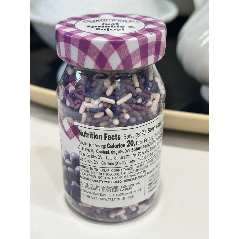 NEW Smuckers‎ Grape Jam Sprinkles 2.82 oz